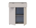 Komoda Doros Ron 2 2 dveře 1 zásuvka Kašmír 80 × 38 × 100 (41516044)
