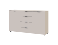 Komoda Doros Ron 5 Kašmír 2 dveře 4 zásuvky 140 × 38 × 81 (41516047)