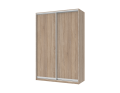 Šatní skříň Doros City Light Dub Sonoma 2 DTD 150×60×225 (42002012)