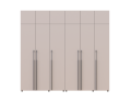 Šatní skříň se zásuvkami a nástavcem Doros Kasper Kašmír 3+3 LTD 270×48×245  (42005578)