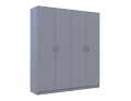 Sada Promo Šedá 2+2 dveře 180x48x204 (80737766)