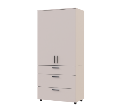 Skříň na oblečení Doros Thorn Kašmír 2 DTD/3Š tyč 90х51.6х200 (44900449)