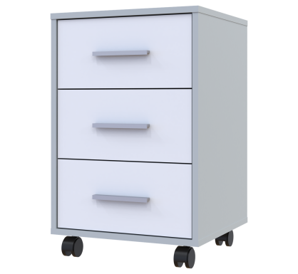 Komoda Doros T3 Šedý/Bílý 43×42×66,4 (41902061)