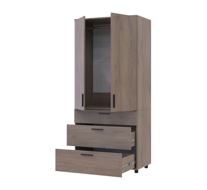 Skříň na oblečení Doros Thorn Cremona Cannolo 2 DTD/3Š tyč 90х51.6х200 (44900429)