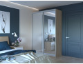Šatní skříň Doros City Light Dub Sonoma 2 zrcadla 150×45×225 (42002038)