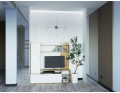 Obývací stěna Doros Kona Dub Evok / Bílý 151 × 40 × 147 (44900388)