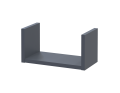 Sada polic Doros Fil Grafit 3 ks 30/45/60x15x15 (41516078)