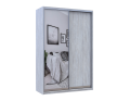 Šatní skříň Doros City Light Borovice Natti 1 DTD / 1 zrcadlo 150×60×225 (80736510)