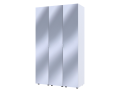 Set Doros Gelar Bílý 3 zrcadla 117 × 49,5 × 203,4 (42002166)