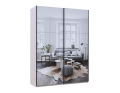Šatní skříň s posuvnými dveřmi Doros G-Caiser Kašmír 2 zrcadla / 3 části 180x60x240 (42005324)