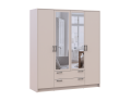 Šatní skříň Doros Rondy se zrcadlem Kašmír 4 dvere 160x52x195 (80738478)