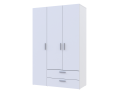 Skříň na oblečení Doros Ektor Bílý 3 dveře 116×49,5×180 (80737076)