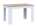 Jídelní stůl Doros Flint Bílý/Dub Artisan 120/170x80x78 (41510130)