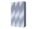 Set Doros Gelar Grafit 3 zrcadla 117 × 49,5 × 203,4 (42002167)