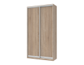 Šatní skříň Doros City Light Dub Sonoma 2 DTD 120×60×225 (42002010)