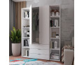 Set Doros Gelar se 2 regálů Bílý 2 dveře 153,9×49,5×203,4 (42005030)