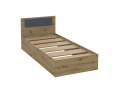 Postel Doros Rondi Jednolůžková Dub Artisan/Antracit 90x200 (44900530)