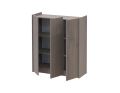 Botník se zrcadlem Doros Kassel Cannolo 3 DTD 97×40×110 (42005503)