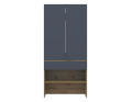 Předsíň Doros Split Dub Artisan/Grafit DTD 94 × 39 × 200 (44900271)