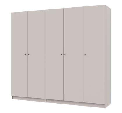 Skříň na oblečení set Promo Kašmír 2+3 dveře 225×48×204 (80737673)