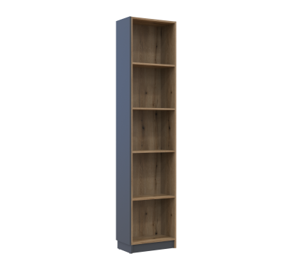 Regál Dale Antracit/Dub Evok 52x28x220 (41516267)