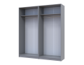 Sada Promo Šedá 2+2 dveře 180x48x204 (80737766)