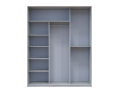 Šatní skříň Doros City Light Borovice Natti 3 DTD 180×60×225 (80736518)