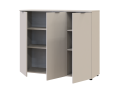 Komoda Doros Ron 6 3 dveře Kašmír 120 × 38 × 100 (41516048)