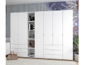 Set Doros Gelar s regálem Bílý 2+4 dveře 270,7×49,5×203,4 (42005033)