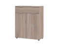 Komoda Doros Ron 2 2 dveře 1 zásuvka Dub Sonoma 80 × 38 × 100 (41516295)