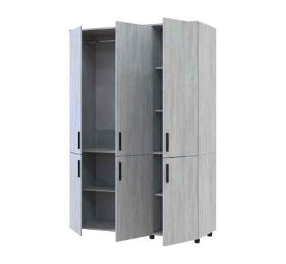 Skříň na oblečení Doros Thorn Borovice Natti 3 DTD tyč 135х51.6х200 (44900479)