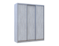Šatní skříň Doros City Light Borovice Natti 3 DTD 180×60×225 (80736518)