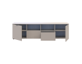 Komoda Doros Ron 4 Kašmír 2 dveře 2 zásuvky 180 × 38 × 50 (41516046)