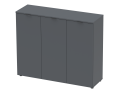 Komoda Doros Ron 6 3 dveře Bílý 120 × 38 × 100 (41515999)