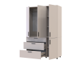 Skříň na oblečení Doros Thorn Kašmír 3 DTD/3Š tyč 135х51.6х200 (44900497)