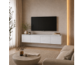 TV stolek Doros Levia Bílé dřevo 4 dveře 160x35x33 (41516117)