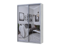 Šatní skříň Doros City Light Borovice Natti 2 zrcadla 120×60×225 (80736502)