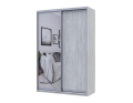 Šatní skříň Doros City Light Borovice Natti 1 DTD / 1 zrcadlo 150×60×225 (80736510)