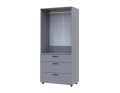 Skříň na oblečení Doros Thorn Šedá 2 DTD/3Š tyč 90х51.6х200 (44900441)