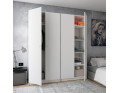 Set Doros Promo s policemi Bílá 2+2 dveře 180×48×204 (44900288)