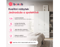 Set Doros Gelar s regálem Bílý 2+2 dveře 193,2 × 49,5 × 203,4 (42005031)