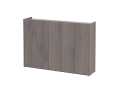 Botník se zrcadlem Doros Kassel Cannolo 5 DTD 159×40×110 (42005505)
