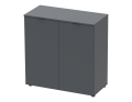 Komoda Doros Ron 3 2 dveře Grafit 80 × 38 × 81 (41516002)