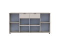 Komoda Doros Ron 7 Kašmír 4 dveře 2 zásuvky 160 × 38 × 81 (41516049)