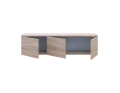 TV stolek Doros Levia Dub Sonoma 3 dveře 130x35x33 (41516301)
