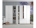 Set Doros Gelar s regálem Bílý 2+4 dveře 270,7×49,5×203,4 (42005033)