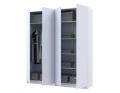 Set Doros Promo s policemi Bílá 2+2 dveře 180×48×204 (44900288)