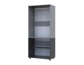 Skříň na oblečení Doros Thorn Antracit/Šedá 2 DTD tyč 90х51.6х200 (44900471)