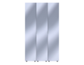 Set Doros Gelar Bílý 3 zrcadla 117 × 49,5 × 203,4 (42002166)