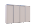 Šatní skříň s posuvnými dveřmi Doros Sigma Slim Kašmír 2+2 dveře 320x60x214.4 (42005611)